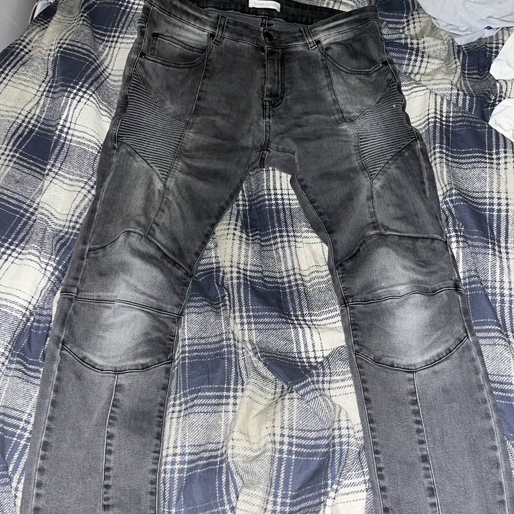 pierre balmain biker jeans fit like '31